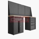 Tủ dụng cụ CSPS 183cm - 2 tủ màu Đen 05 hộc kéo