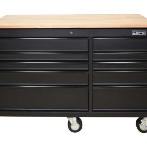 Tủ dụng cụ CSPS 142cm - 10 hộc kéo màu đỏ/đen - Tủ đen