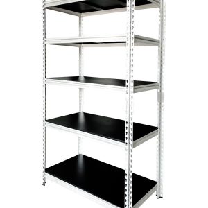 Kệ thép 5 tầng CSPS ngăn thép 76cm màu Trắng Đen