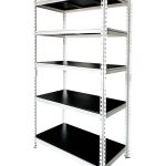 Kệ thép 5 tầng CSPS ngăn thép 91cm màu Trắng Đen