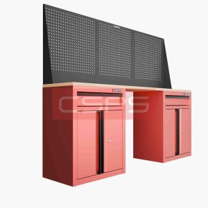 Tủ dụng cụ CSPS 183cm - 2 tủ màu Đen 05 hộc kéo