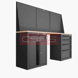 Tủ dụng cụ CSPS 183cm - 2 tủ màu Đỏ 08 hộc kéo