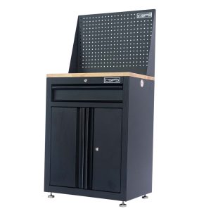 Tủ dụng cụ CSPS 61cm - 01 hộc kéo màu Đỏ, Có mặt ván & vách lưới