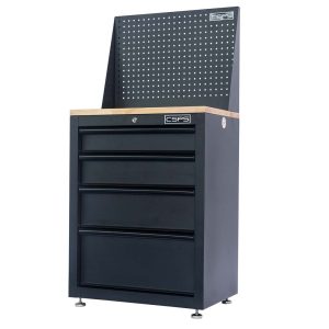 Tủ dụng cụ CSPS 61cm - 04 hộc kéo màu Đen tay cầm đen