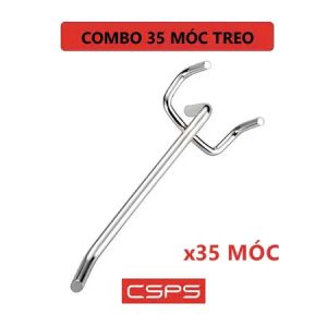 Vách lưới CSPS 132cm màu đen/trắng - Combo 45 móc treo csps