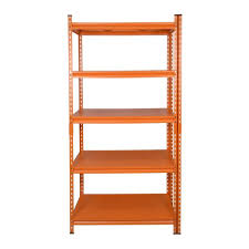 Kệ thép 5 tầng CSPS ngăn thép 76cm màu Cam