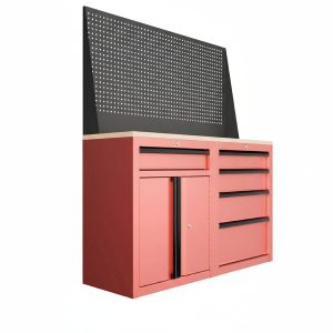 Tủ dụng cụ CSPS 122cm màu Đỏ 05 hộc kéo