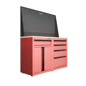 Tủ dụng cụ CSPS 122cm màu Đỏ 05 hộc kéo