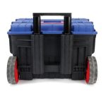 Hộp Đựng Dụng Cụ Nhựa Có Bánh Xe Có Thể Xếp Chồng 560x442x500mm Workpro WP283032