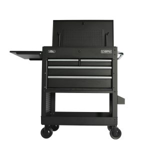 Tủ di động CSPS 84cm Màu Xanh Dương - 04 hộc kéo tay cầm Trắng