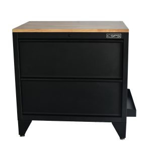 Tủ dụng cụ CSPS 91cm đen/đỏ - 02 hộc kéo