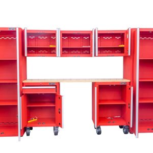 Bộ 8 tủ CSPS 335cm cố định - Đen