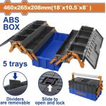 Hộp Nhựa ABS Đựng Dụng Cụ 5 Khay WADFOW WTB4305