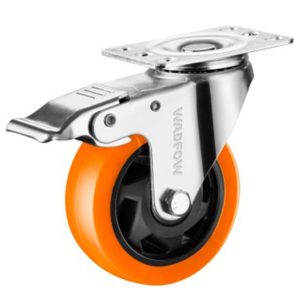 Bánh Xe Đẩy Cố Định Có Khóa 1.5"(ren M10) WADFOW WJL6243