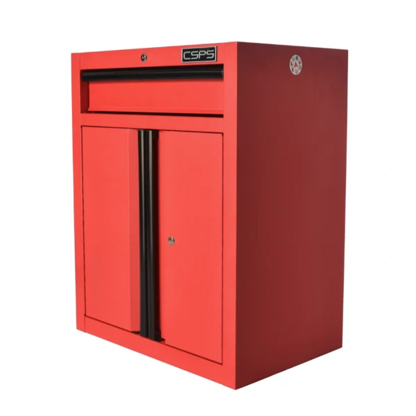 Tủ dụng cụ CSPS 61cm - 01 hộc kéo màu Đỏ, Không mặt ván & vách lưới
