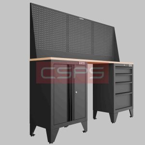 Tủ dụng cụ CSPS 183cm - 2 tủ màu Đen 04 hộc kéo