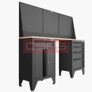 Tủ dụng cụ CSPS 183cm - 2 tủ màu Đen 08 hộc kéo