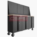 Tủ dụng cụ CSPS 183cm - 3 tủ đen/đỏ