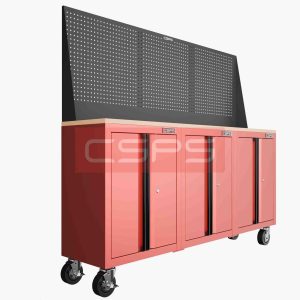 Tủ dụng cụ CSPS 183cm - 3 tủ đen/đỏ