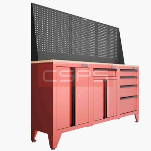 Tủ dụng cụ CSPS 183cm - 3 tủ đen/đỏ