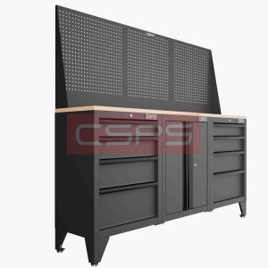 Tủ dụng cụ CSPS 183cm - 3 tủ màu Đỏ