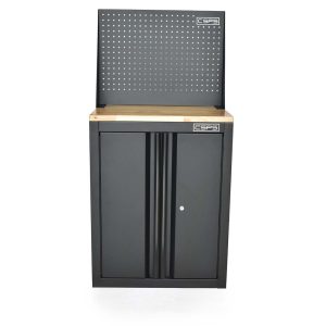 Tủ dụng cụ CSPS 61cm - 00 hộc kéo màu Đen, Không mặt ván & vách lưới