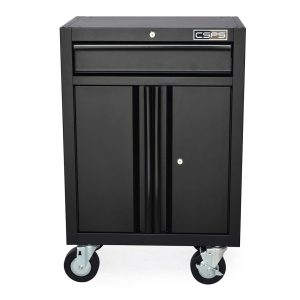 Tủ dụng cụ CSPS 61cm - 01 hộc kéo màu Đen, Không mặt ván & vách lưới