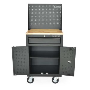 Tủ dụng cụ CSPS 61cm - 01 hộc kéo màu Đỏ, Không mặt ván & vách lưới