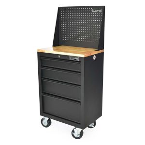 Tủ dụng cụ CSPS 61cm - 04 hộc kéo màu Đỏ tay cầm đen