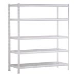 Kệ thép 5 tầng CSPS ngăn thép 122cm màu Trắng