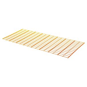 Vỉ lưới kệ CSPS 914x457mm - Cam