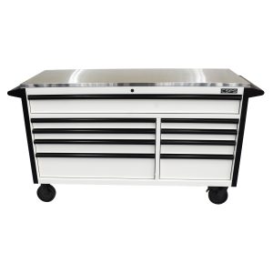 Tủ dụng cụ CSPS 152cm - 09 hộc kéo Xanh dương - Trắng