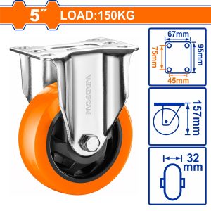 Bánh Xe Đẩy Cố Định 5" WADFOW WJL2351