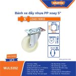 Bánh Xe Đẩy Nhựa PP Xoay 5" WADFOW WJL5352