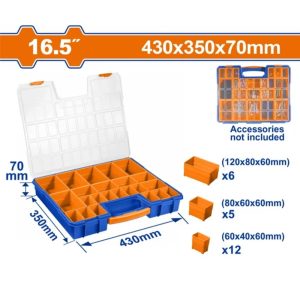Hộp Đựng Linh Kiện 430mmx350mmx70mm WADFOW WTB1611