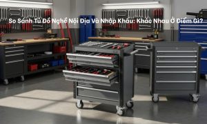 So sánh tủ đồ nghề nội địa và nhập khẩu khác nhau ở điểm gì
