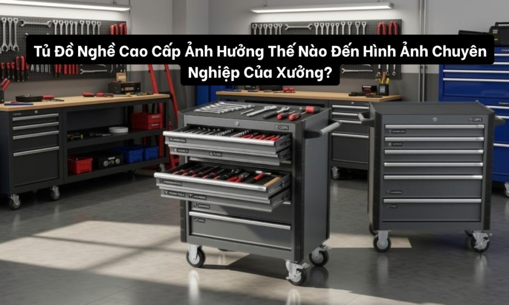 Tủ đồ nghề caoo cấp ảnh hưởng thế nào đến hình ảnh chuyên nghiệp của xưởng